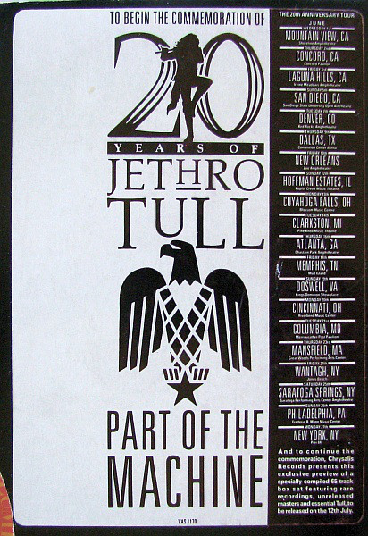 JETHRO TULL - PART OF THE MACHINE - PROMO